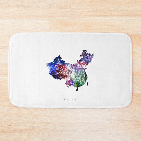 Item preview, China Map Watercolor Painting designed and sold by InkistPrints.