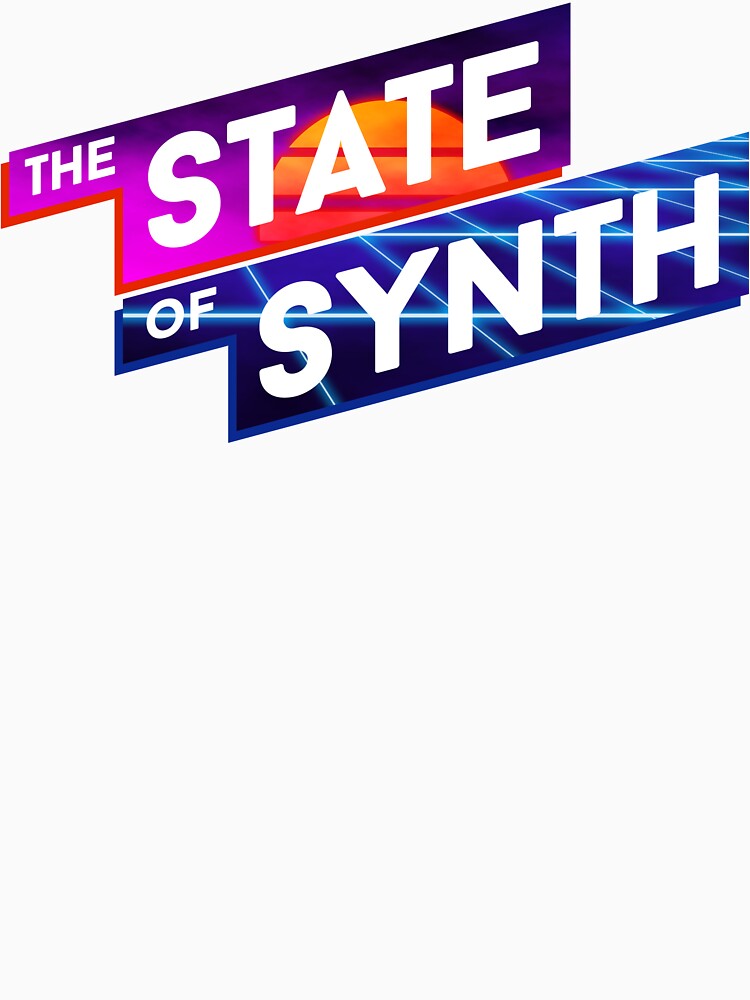Thumbnail 7 of 7, Classic T-Shirt, The State of Synth Sunset designed and sold by neonfawkes.