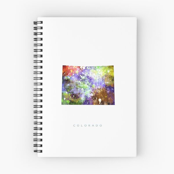 Item preview, Colorado Map Watercolor Painting designed and sold by InkistPrints.