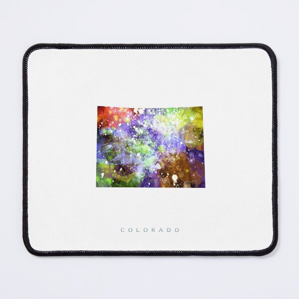 Item preview, Colorado Map Watercolor Painting designed and sold by InkistPrints.