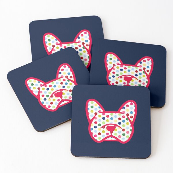 Item preview, Pink French Bulldog shirt - polka dot red French Bulldog - Frenchie gift - Frenchie Bulldog mom - Bulldog brother - Bulldog sister designed and sold by smooshfaceutd.
