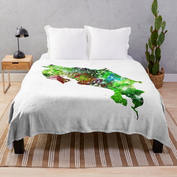Artikelvorschau, Costa Rica Karte Aquarellmalerei entworfen und verkauft von InkistPrints.