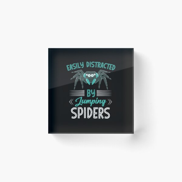 Artikelvorschau, Easily Distracted By Jumping Spiders, Arachnid Spider Lover entworfen und verkauft von TheReallyNiceStuff.