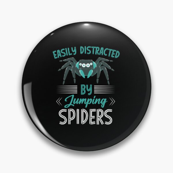 Item preview, Easily Distracted By Jumping Spiders, Arachnid Spider Lover designed and sold by TheReallyNiceStuff.