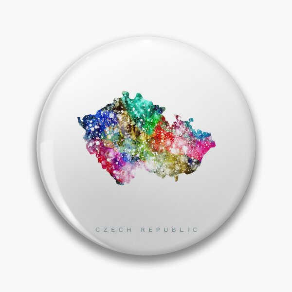 Item preview, Czech Republic Map Watercolor Painting designed and sold by InkistPrints.