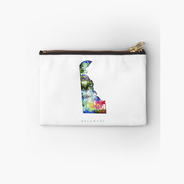 Item preview, Delaware Map Watercolor Painting designed and sold by InkistPrints.