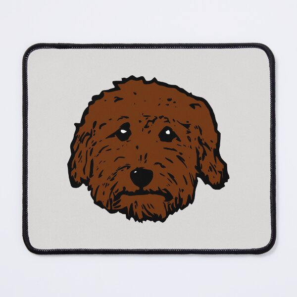 Item preview, Poodle - Goldendoodle! Labradoodle! Adorable doodle teddy bear dog - in chocolate brown, dark brown dog designed and sold by smooshfaceutd.