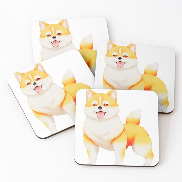 Item preview, Un shiba inu musculoso y orgulloso en su mejor momento felizmente tomando una foto designed and sold by Pinghing.
