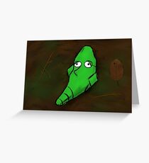 Sad Metapod Greeting Card