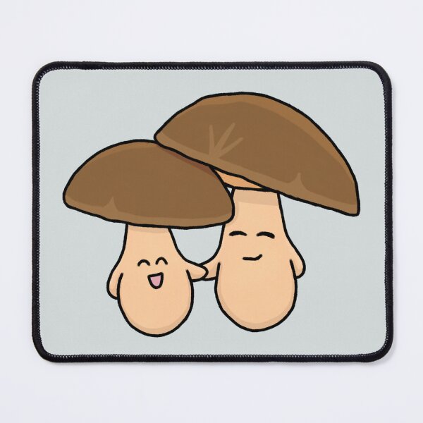 Item preview, Cuddly Porcini Mushrooms designed and sold by stickerbyginger.