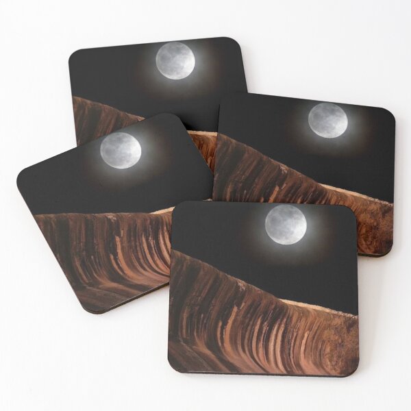 Item preview, Moonlight over Wave Rock designed and sold by bluegumleaf.