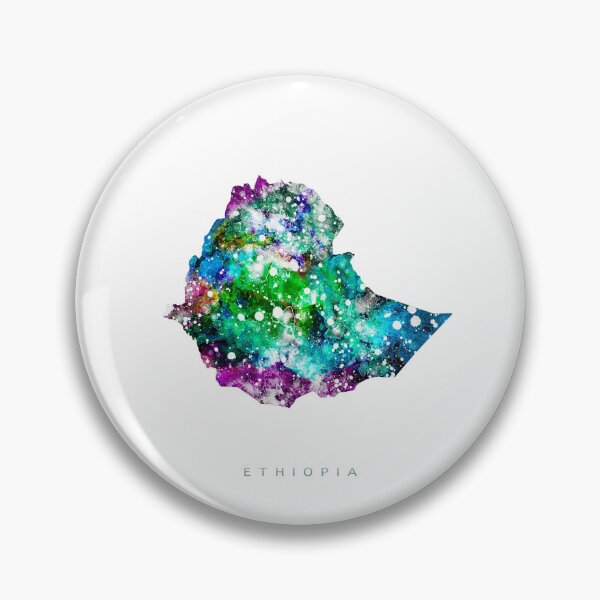 Item preview, Ethiopia Map Watercolor Painting designed and sold by InkistPrints.
