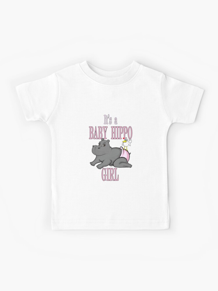 Funny Hippo Shirt, Hippo Shirt, Baby Shower Gift for Mom, Hippo Lovers T- Shirt