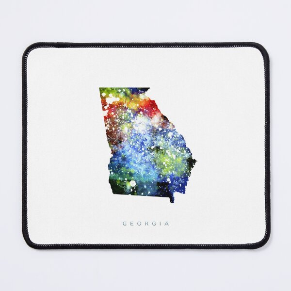 Item preview, Georgia Map Watercolor Painting designed and sold by InkistPrints.