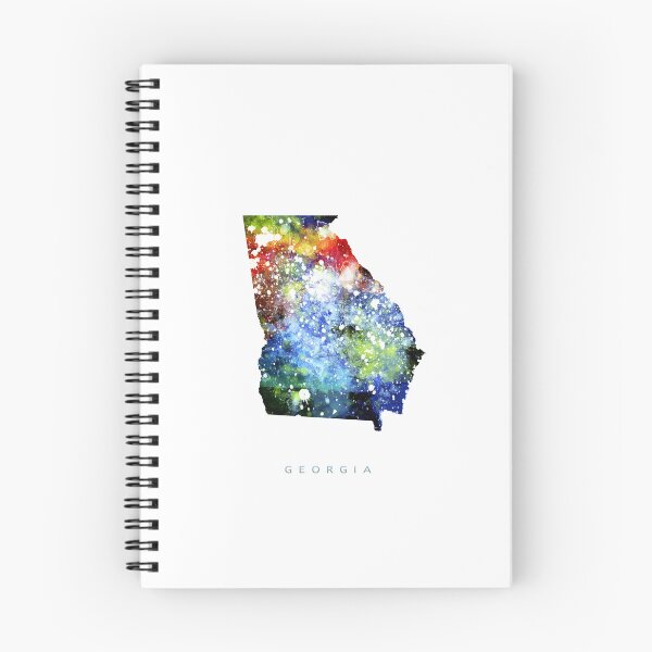 Item preview, Georgia Map Watercolor Painting designed and sold by InkistPrints.