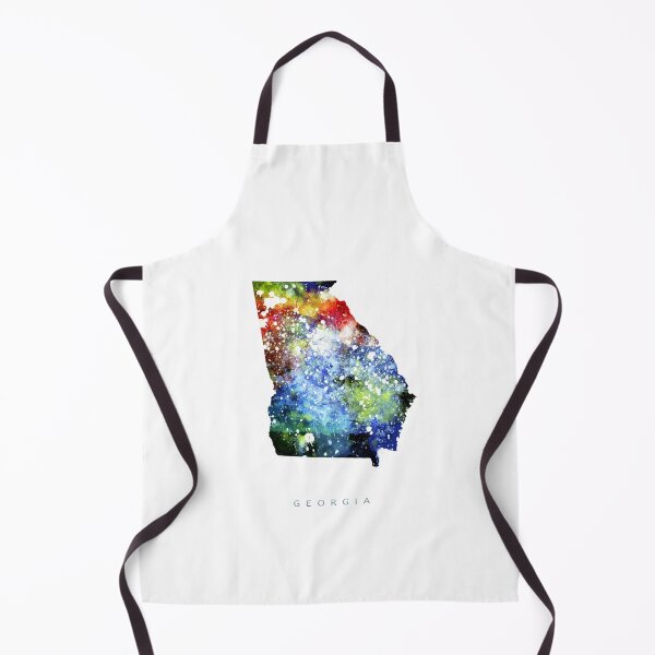 Item preview, Georgia Map Watercolor Painting designed and sold by InkistPrints.