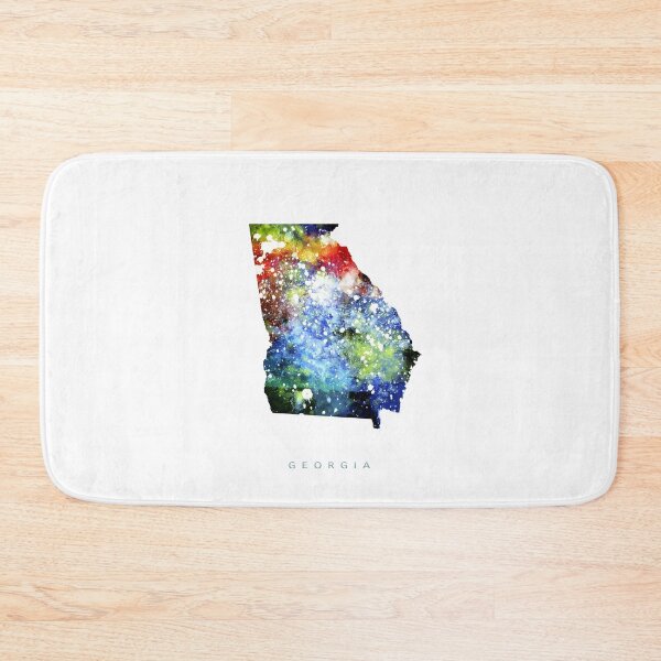 Item preview, Georgia Map Watercolor Painting designed and sold by InkistPrints.