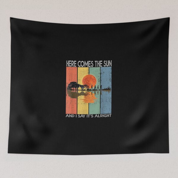 Item preview, Here Comes The Sun And I Say It's Alright Guitar Vintage designed and sold by KlammerJustin.