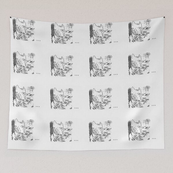 Item preview, Wolf in a speach bubble designed and sold by Bingoball.