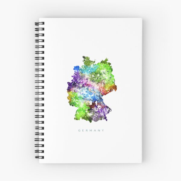 Item preview, Germany Map Watercolor Painting designed and sold by InkistPrints.