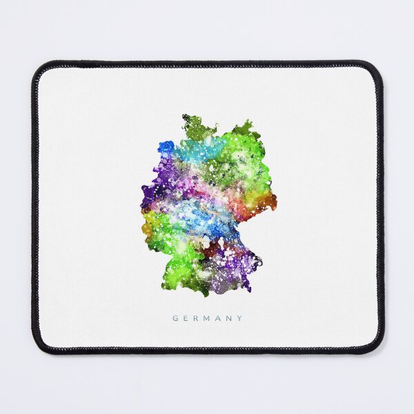 Item preview, Germany Map Watercolor Painting designed and sold by InkistPrints.
