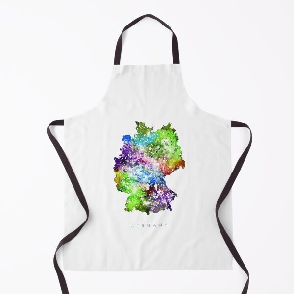 Item preview, Germany Map Watercolor Painting designed and sold by InkistPrints.