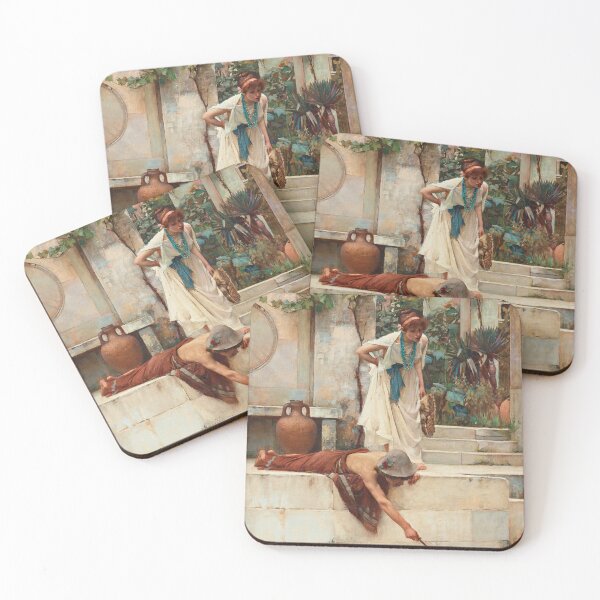 Item preview, The Rescue | John William Waterhouse | 1890 Pre-Raphaelite Art designed and sold by CJET.