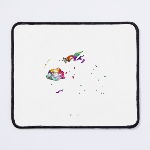 Item preview, Fiji Map Watercolor Painting designed and sold by InkistPrints.