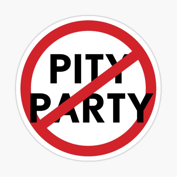 Pity Party Sticker for Sale by jenniedesu