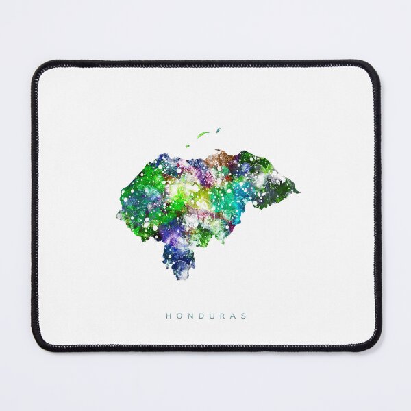 Item preview, Honduras Map Watercolor Painting designed and sold by InkistPrints.