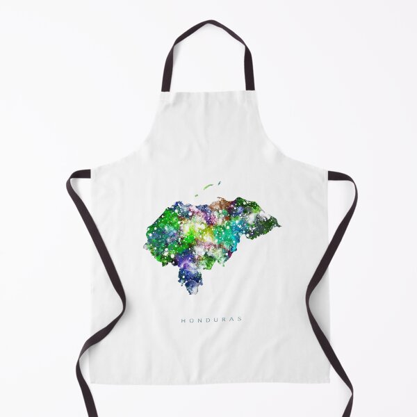Item preview, Honduras Map Watercolor Painting designed and sold by InkistPrints.