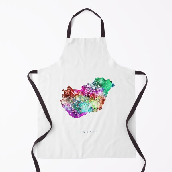 Item preview, Hungary Map Watercolor Painting designed and sold by InkistPrints.