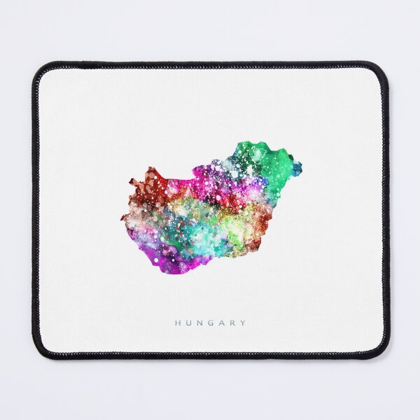 Item preview, Hungary Map Watercolor Painting designed and sold by InkistPrints.