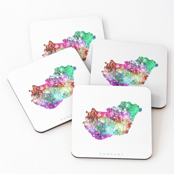 Item preview, Hungary Map Watercolor Painting designed and sold by InkistPrints.