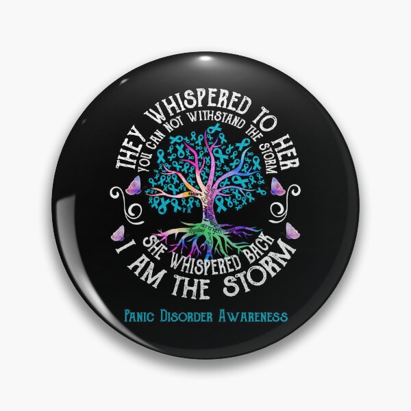 Item preview, Panic Disorder Awareness - Panic Disorder Warrior I Am The Storm designed and sold by RunningShop.