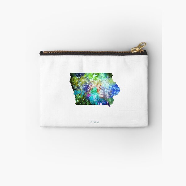 Item preview, Iowa Map Watercolor Painting designed and sold by InkistPrints.