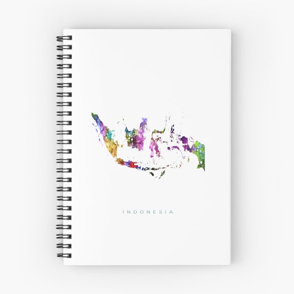 Item preview, Indonesia Map Watercolor Painting designed and sold by InkistPrints.
