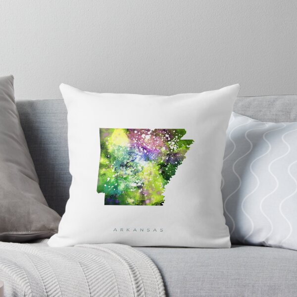 Item preview, Arkansas Map Watercolor Painting designed and sold by InkistPrints.