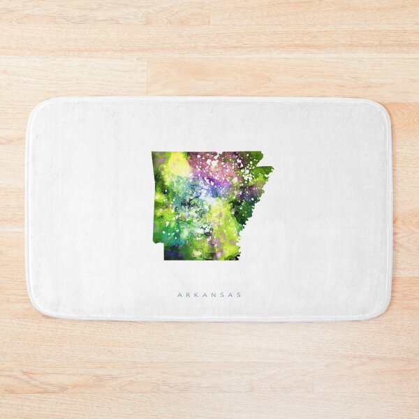 Item preview, Arkansas Map Watercolor Painting designed and sold by InkistPrints.