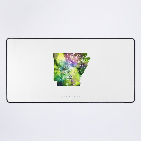 Item preview, Arkansas Map Watercolor Painting designed and sold by InkistPrints.