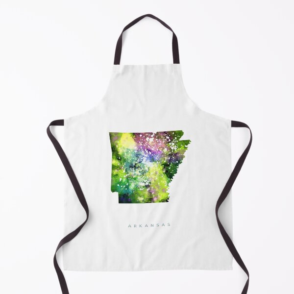 Item preview, Arkansas Map Watercolor Painting designed and sold by InkistPrints.