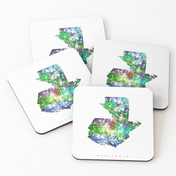 Item preview, Guatemala Map Watercolor Painting designed and sold by InkistPrints.