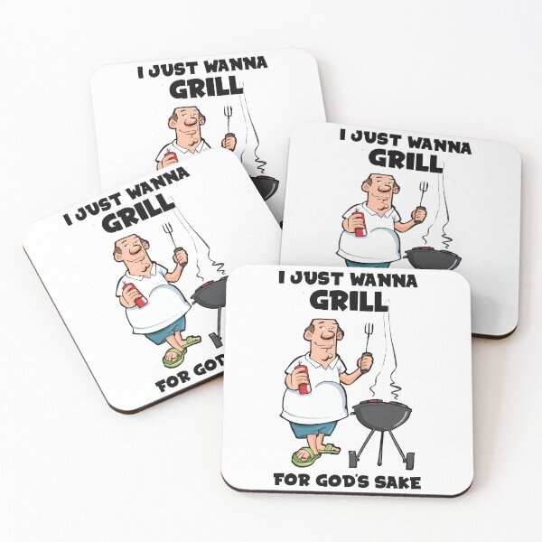 Item preview, I Just Wanna Grill For God's Sake Griller Boomer Meme designed and sold by fomodesigns.