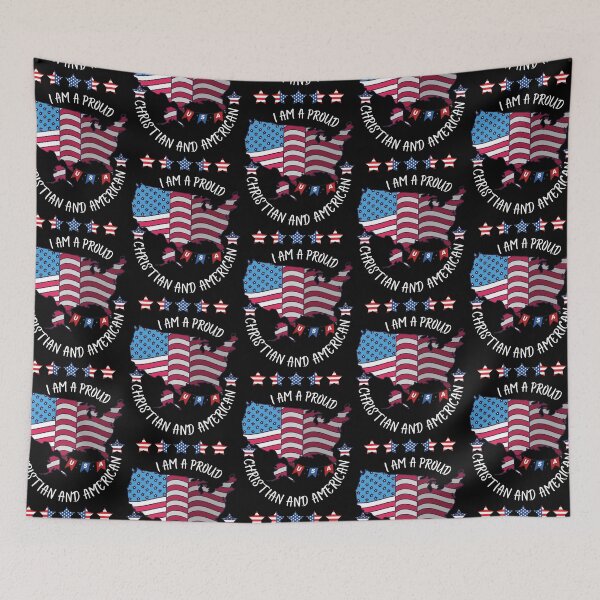 Item preview, I Am Proud to Be a Christian and an American designed and sold by onlyscriptures.