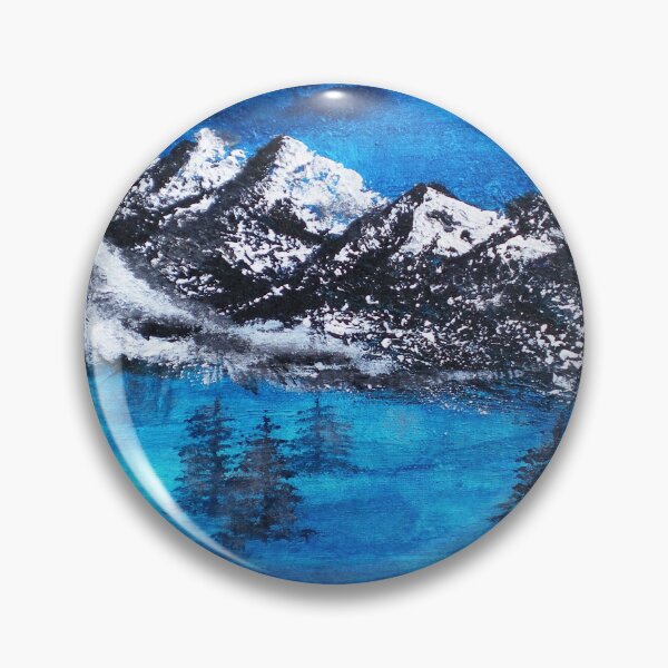 Item preview, Valle de montaña en Misty Blue designed and sold by Scott Haley.