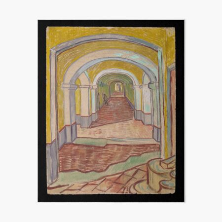 Vista previa del artículo con la obra «Corredor en el asilo de Vincent Van Gogh», diseñado y vendido por TonyAra.