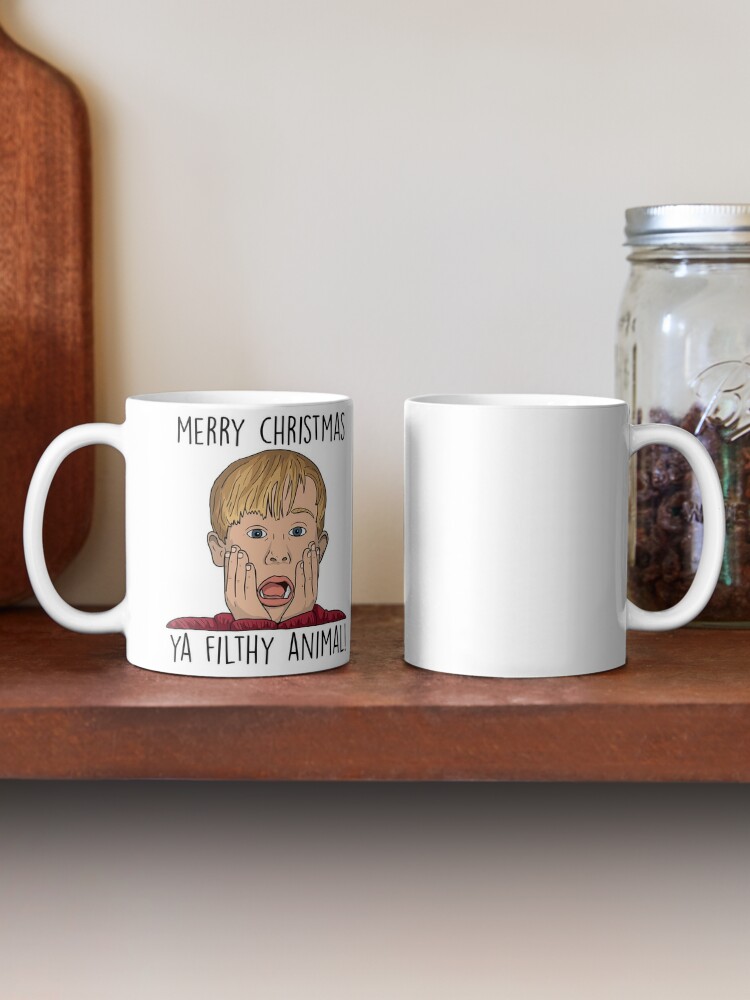 Merry Christmas Ya Filthy Animal Mug By Funkythings Redbubble