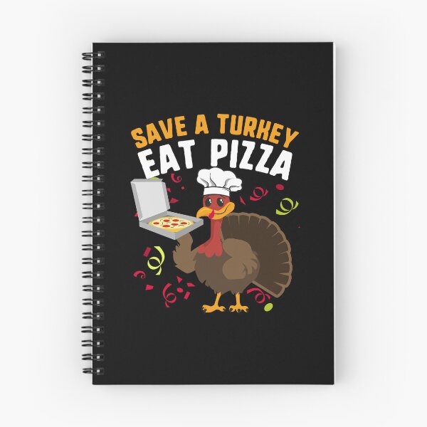 Item preview, Save A Turkey Eat Pizza Funny Thanksgiving designed and sold by QueenOfPrint.
