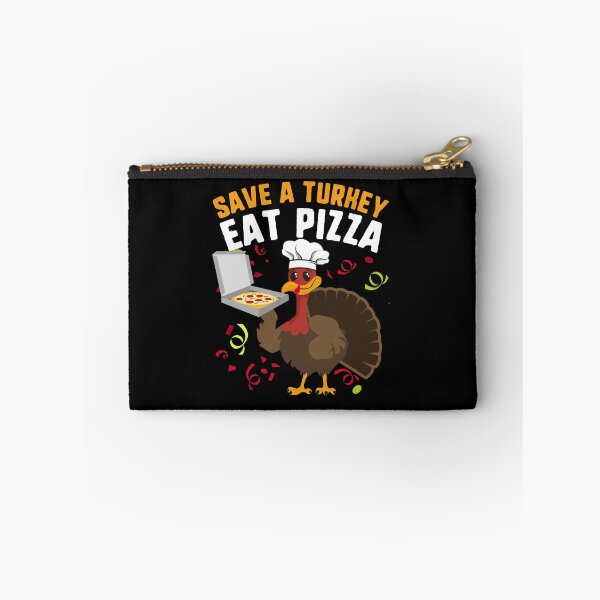 Item preview, Save A Turkey Eat Pizza Funny Thanksgiving designed and sold by QueenOfPrint.