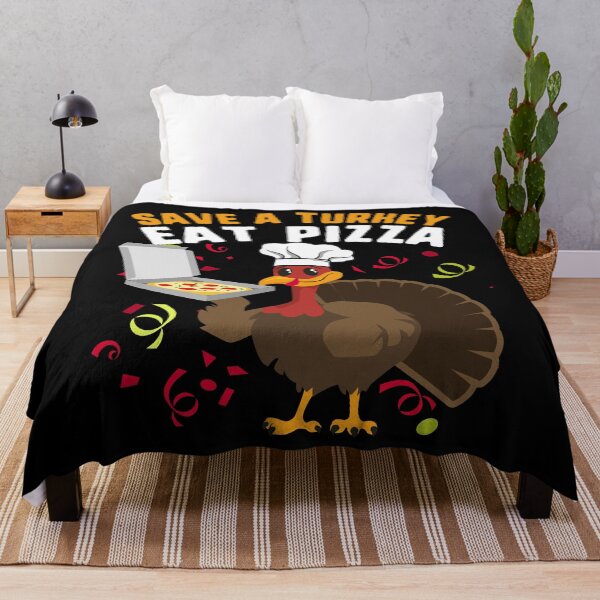 Item preview, Save A Turkey Eat Pizza Funny Thanksgiving designed and sold by QueenOfPrint.